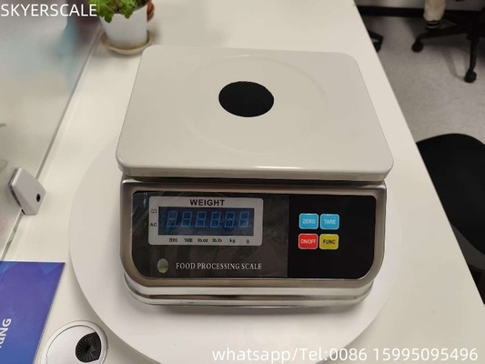 وزن 15 کیلوگرم از فولاد ضدآب دیجیتال مقیاس وزن الکترونیک IP68