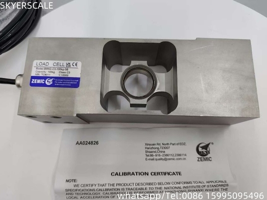 حسگر سلول بار OIML ضد آب IP68 Zemic BM6G-C3-100kg-3B