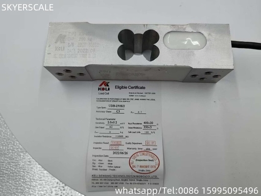 سلول های بارگذاری مواد آلومینیومی 250 کیلوگرم برند Keli UDB