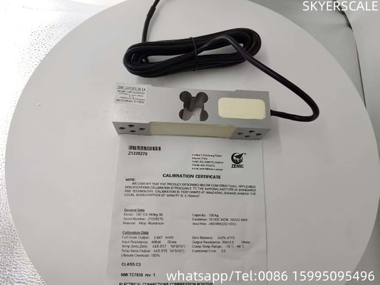 گواهینامه OIML Zemic L6E 100kg برای ترازو های دیجیتال