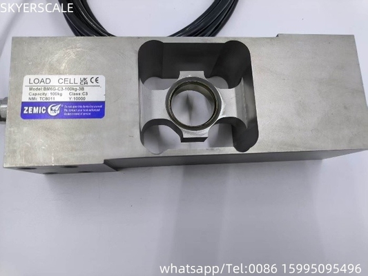 BM6G 100kg ~ 500kg سلول بار ZEMIC سنسور تک نقطه ای OIML NETP محول نیروی برای ترازو بنک وزن الکترونیکی