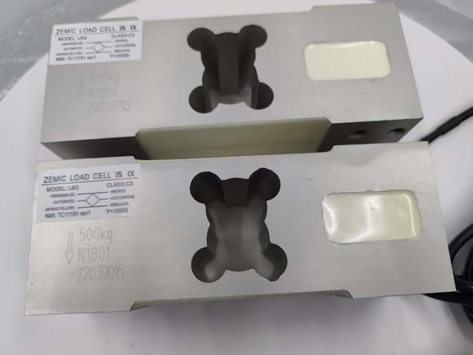 ZEMIC آلومینیوم IP65 یک نقطه L6G 100kg ~ 500kg Load Cell Sensor