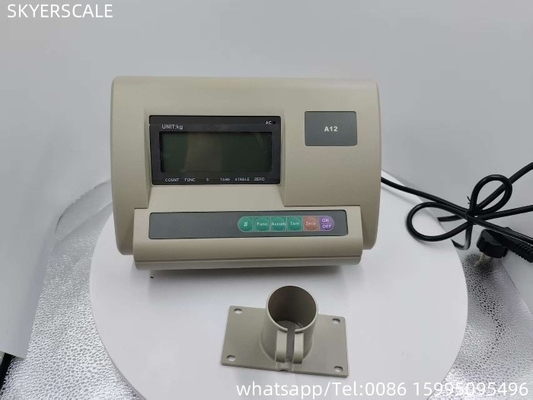 XK3190-A12 شاخص وزن صفحه نمایش ال سی دی وزن الکترونیکی r برای مقیاس پلتفرم و مقیاس کف