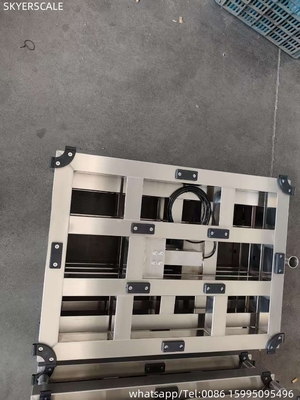 304 فولاد ضد زنگ 600x800mm مقیاس وزن الکترونیکی 500kg پلت فرم مقیاس بنچ