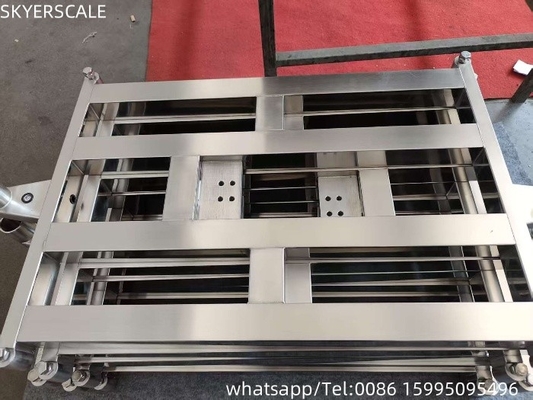 600kg دقت بالا ضد آب بنچ وزن مقیاس فولاد ضد زنگ با LED شاخص