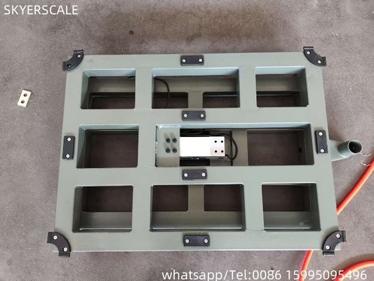 60x60cm 300kg مقیاس بنچ قابل حمل وزن مقیاس پلت فرم فولاد کربن