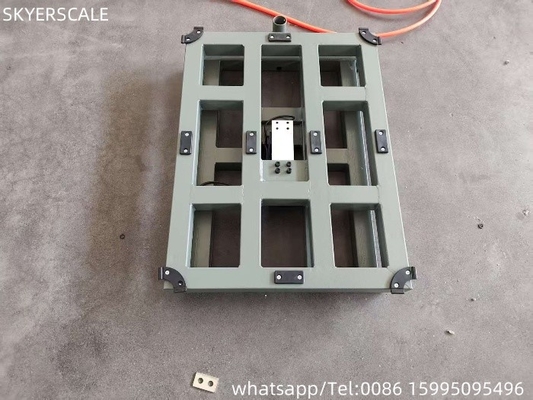 60x60cm 300kg مقیاس بنچ قابل حمل وزن مقیاس پلت فرم فولاد کربن