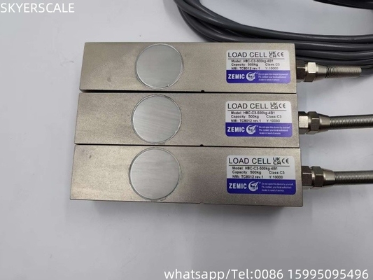 ZEMIC H8C 500kg ترازو کف کلاس C3 OIML سلول بار لیوان برش تایید شده