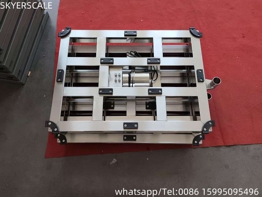 600kg دقت بالا ضد آب بنچ وزن مقیاس فولاد ضد زنگ با LED شاخص