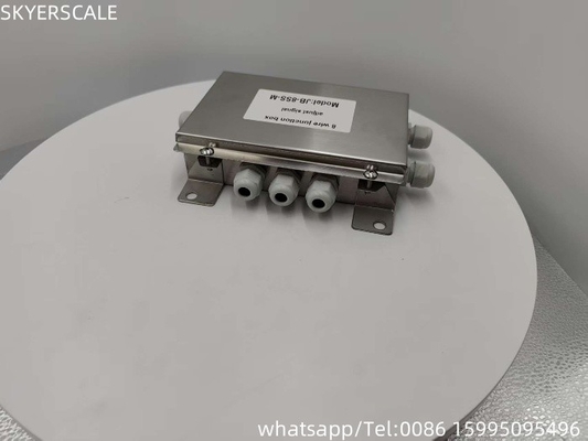 فولاد ضد زنگ 8 خط تنظیم سیگنال جمع جعبه اتصال 8pcs سلول بار برای ترازو کامیون