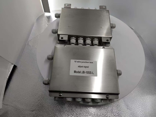 درجه ضد آب IP67 فولاد ضد زنگ جعبه اتصال 10 سیم برای پل وزن