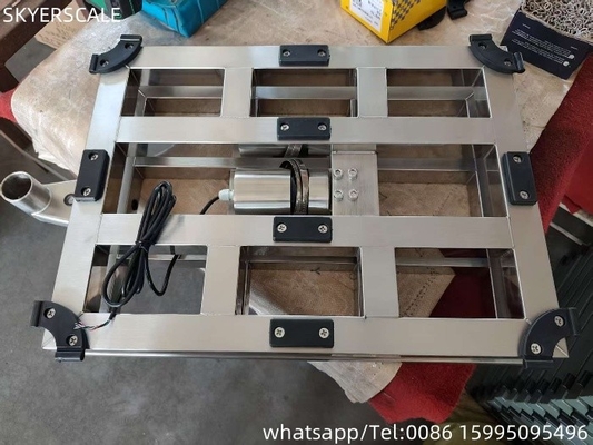 304 فولاد ضد زنگ 80x80 سانتی متر ترازو بنچ ترازو پلتفرم سنگین 800 کیلوگرم