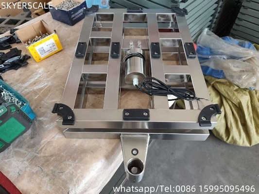 304 فولاد ضد زنگ 80x80 سانتی متر ترازو بنچ ترازو پلتفرم سنگین 800 کیلوگرم