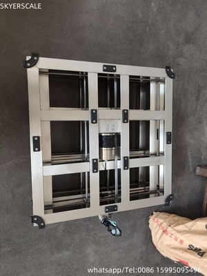 304 مقیاس صندلی فولاد ضد زنگ 600x600mm 600kg مقیاس پلت فرم الکترونیکی دیجیتال