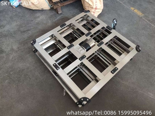 304 فولاد ضد زنگ 500x500mm 500kg قاب مقیاس بنچ دیجیتال با پلتفرم