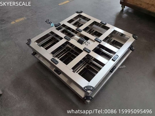 304 فولاد ضد زنگ 500x500mm 500kg قاب مقیاس بنچ دیجیتال با پلتفرم