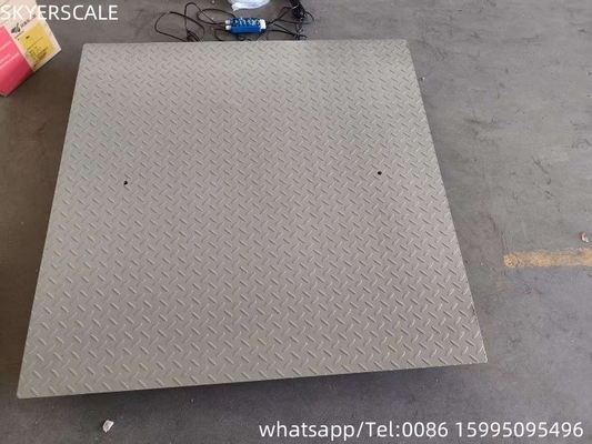 0.9x1.5m 2t مقیاس پلت فرم سنگ تراز الکترونیکی فولاد کربن سنگ تراز دیجیتال طبقه صنعتی
