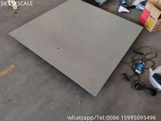 0.9x1.5m 2t مقیاس پلت فرم سنگ تراز الکترونیکی فولاد کربن سنگ تراز دیجیتال طبقه صنعتی