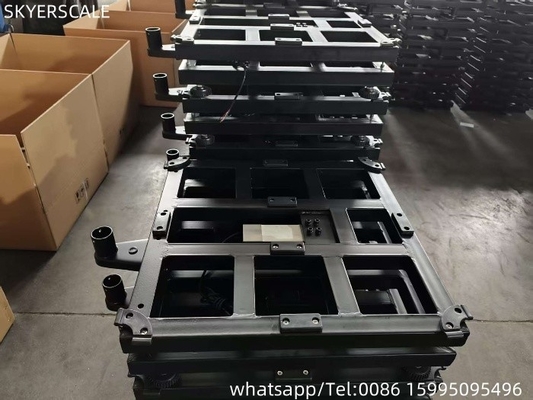 فولاد نرم 450x450mm 500kg وزن بنچ مقیاس با Zemic L6G 600kg سلول بار