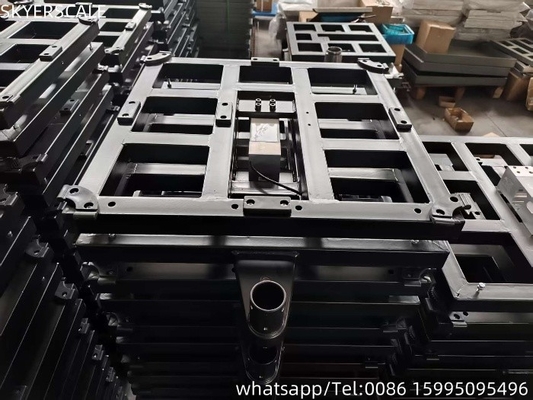فولاد نرم 450x450mm 500kg وزن بنچ مقیاس با Zemic L6G 600kg سلول بار