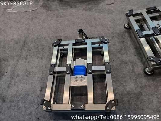 500 کیلوگرم فولاد ضد زنگ 500x600 میلی متر مقیاس پلت فرم ترازو دیجیتال بنچ ترازو
