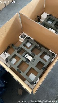 ترازو وزن پلت فرم سنگین ترازو وزن دیجیتال الکترونیکی 500x500mm 300Kg با backrail