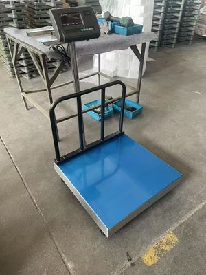 ترازو وزن پلت فرم سنگین ترازو وزن دیجیتال الکترونیکی 500x500mm 300Kg با backrail