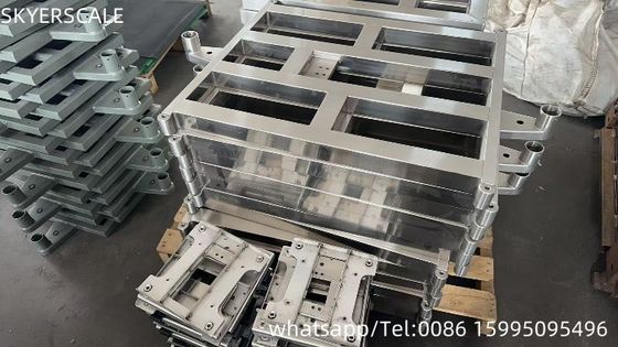 304 فولاد ضد زنگ دقت بالا 450 * 600mm محدوده 300KG وزن الکترونیک مقیاس
