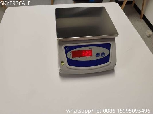 IP68 ضد آب 15kg/2g ترازو وزن دیجیتالی غذاهای دریایی ماهیگیری الکترونیکی مواد غذایی ترازو ضد آب
