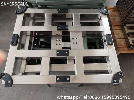 600x700mm 600kg بنچ الکترونیک پلت فرم دیجیتال مقیاس فولاد ضدآب