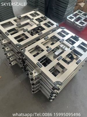 600x700mm 600kg بنچ الکترونیک پلت فرم دیجیتال مقیاس فولاد ضدآب