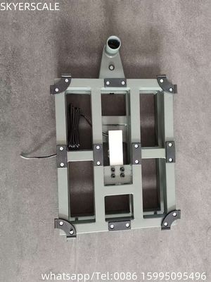 100 کیلوگرم 300x400 میلی متر بنچ خرده فروشی دیجیتالی الکترونیکی مقیاس پلت فرم فولاد کربن LED ZEMIC Load Cell OEM ODM سفارشی