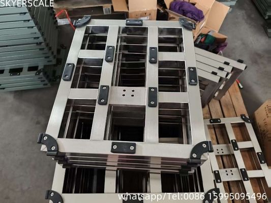 مقیاس پلت فرم الکترونیک دیجیتال ضد آب فولاد ضد زنگ 500kg بنچ مقیاس صفحه نمایش ال سی دی OEM سفارشی
