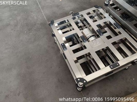 تراز دیجیتال پنبه ضد آب فولاد ضد زنگ 500x600mm 500kg وزن تراز چاپی LED شاخص الکترونیکی