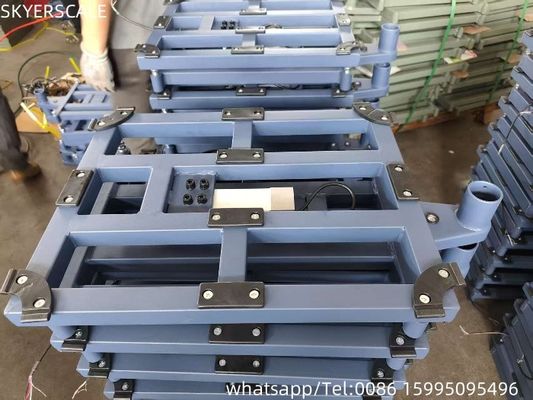 مقیاس پلت فرم بنچ الکترونیک 400x500mm حفاظت از بیش از حد از فولاد کربن 100kg 200kg 300kg