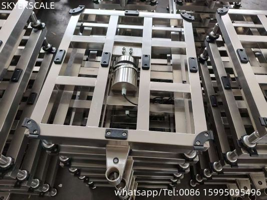 استیل ضد آب صنعتی سیستم عامل دیجیتال الکترونیکی بنچ ترازو مقیاس 800x600mm 600kg