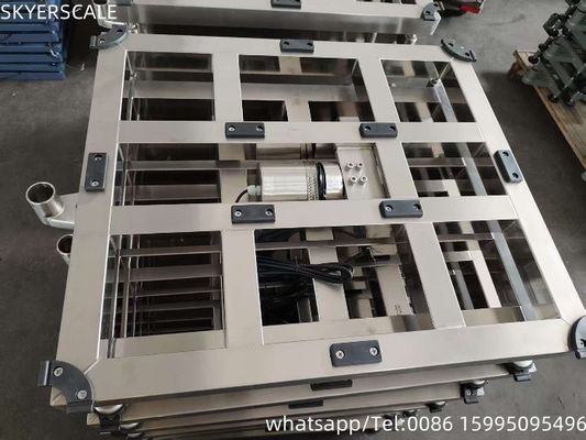 استیل ضد آب صنعتی سیستم عامل دیجیتال الکترونیکی بنچ ترازو مقیاس 800x600mm 600kg