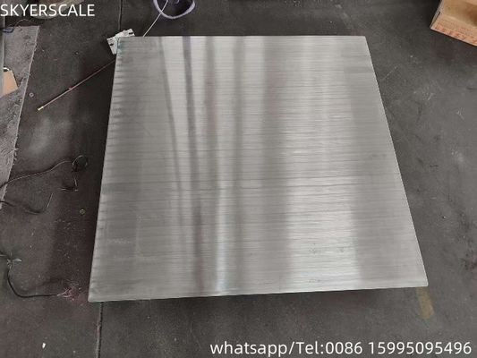 304 استیل ضد زنگ ترازو الکترونیک 1mx1m ترازو کف 3 تن