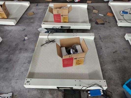 ترازو چرخ پلتفرم فولاد کربن ترازو پلتفرم الکترونیک دیجیتال 110V / 220V