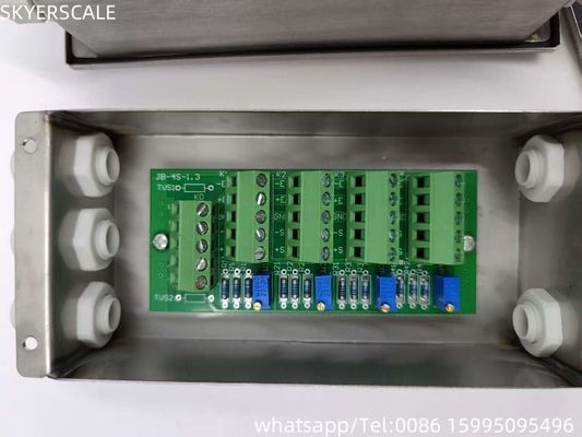 قطعات ترازو برقی فولاد ضد زنگ ضد آب IP67 4 باکس اتصال سیم