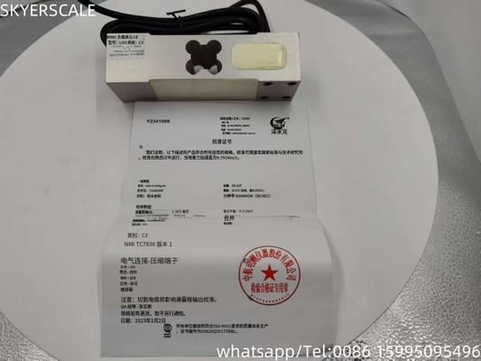 ZEMC سلول بار L6E3 آلومینیوم آلیاژ سنجه های الکتریکی سنجه فشار تک نقطه ای سنجه فشار C3 سنجه وزن 300kg