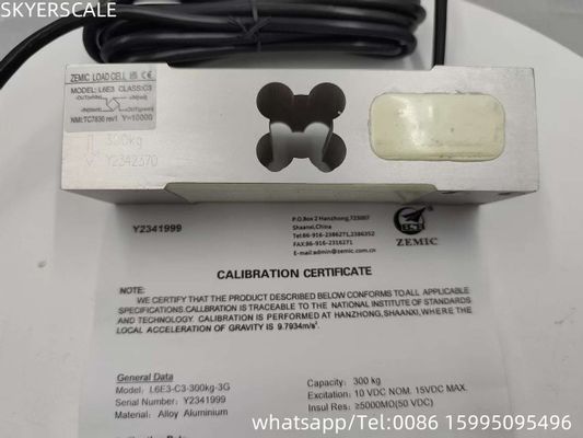 ZEMC سلول بار L6E3 آلومینیوم آلیاژ سنجه های الکتریکی سنجه فشار تک نقطه ای سنجه فشار C3 سنجه وزن 300kg