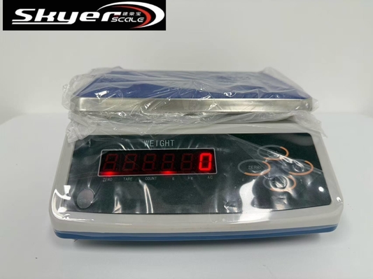 ترازوی دیجیتال 30 کیلوگرمی با صفحه نمایش LCD و سینی استیل ضد زنگ