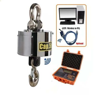 مقیاس جرثقیل حلق آویز بی سیم 10t 30t 50t برای ساخت و ساز