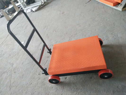 مقیاس وزن 60 × 80cm 500kg وزن مقیاس وزن با چرخ