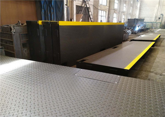 مقیاس وزن کامیون دیجیتال Q235 3 × 24m 200 Ton