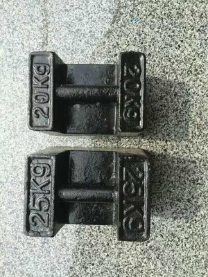 وزنه های کالیبراسیون چدن 2 کیلوگرم کلاس M1، وزن تست آسانسور