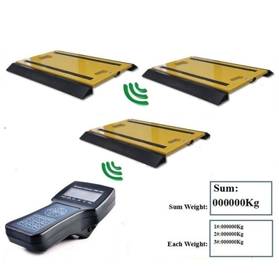 ترازوی دینامیک 150T ترازوی محور کامیون قابل حمل ثابت با نمایشگر LCD